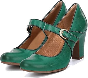 Green Mary Jane Shoes