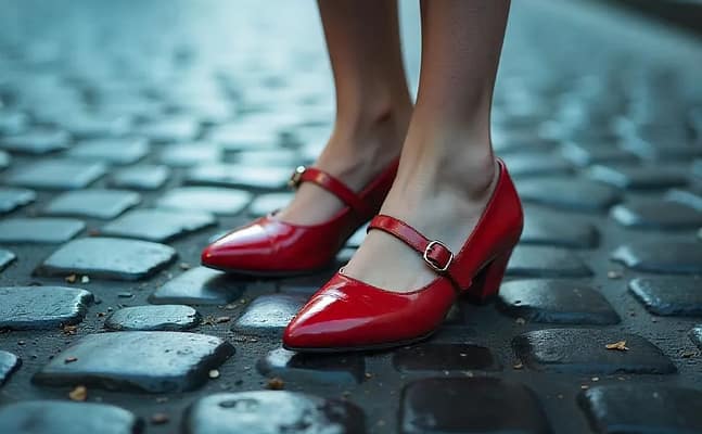 Pointed Toe Mary Jane Shoes